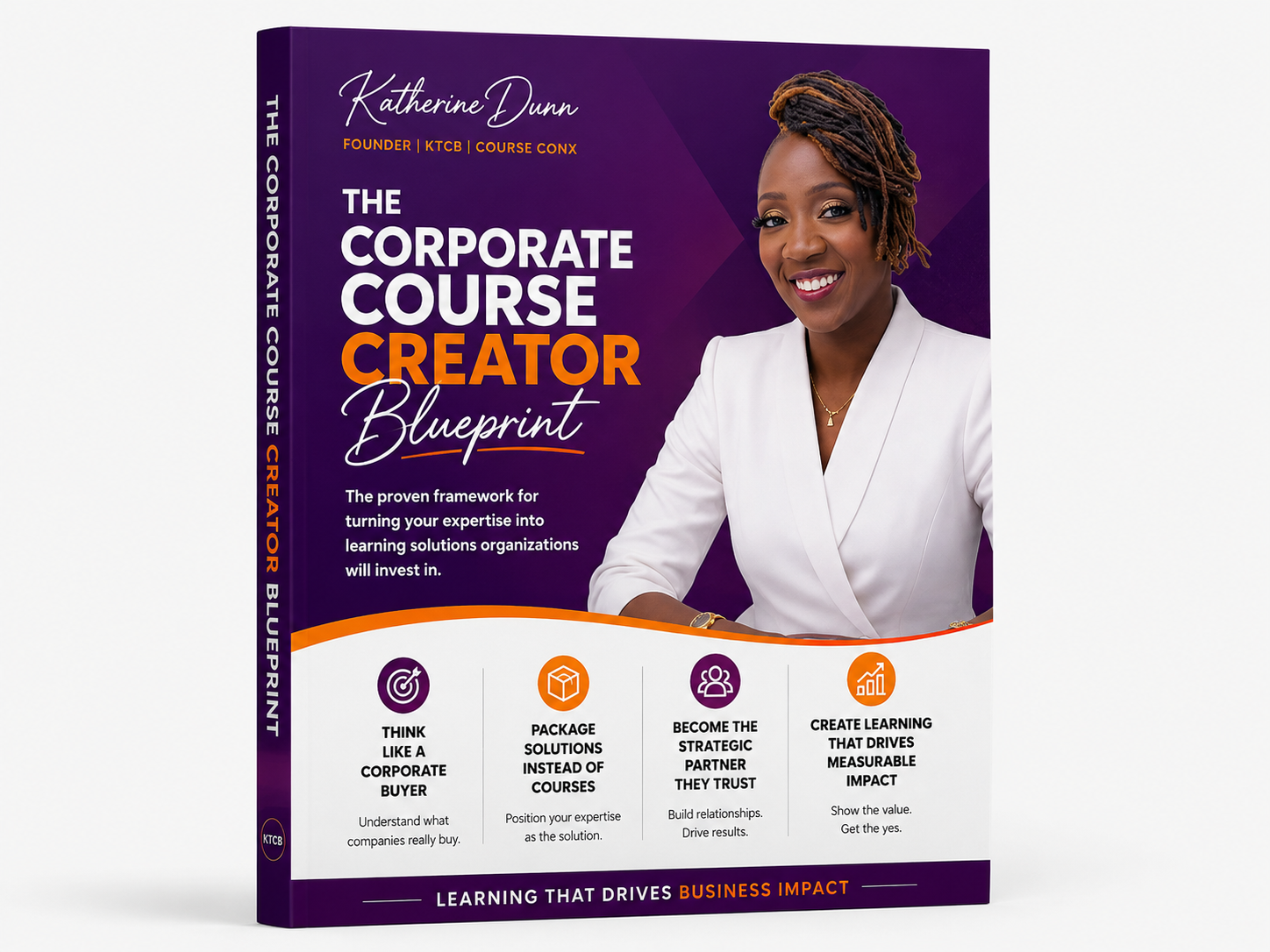 The Corporate Course Creator Blueprint by Katherine Dunn — guide cover